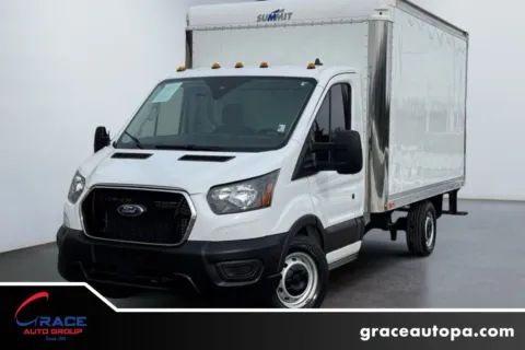 White 2022 Ford Transit 350 Cutaway Box Truck for sale in Morrisville, PA