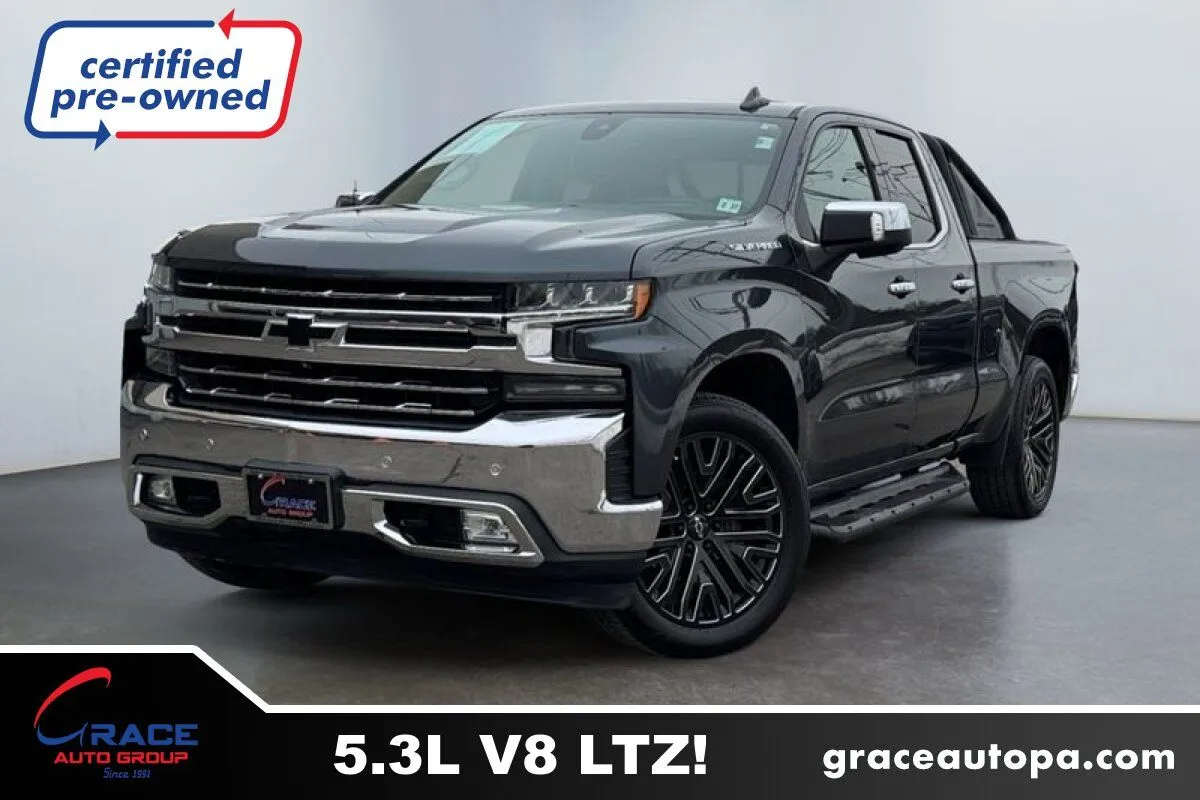 Gray 2019 Chevrolet Silverado 1500 LTZ for sale in Morrisville, PA