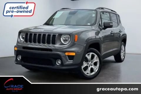Gray 2020 Jeep Renegade Limited 4X4 for sale in Morrisville, PA