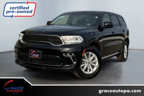 Black 2021 Dodge Durango SXT AWD for sale in Morrisville, PA