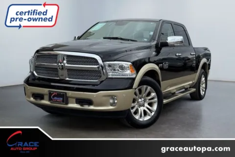 Black 2014 Ram 1500 Longhorn for sale in Morrisville, PA