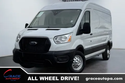White 2025 Ford Transit 250 Medium Roof AWD for sale in Morrisville, PA