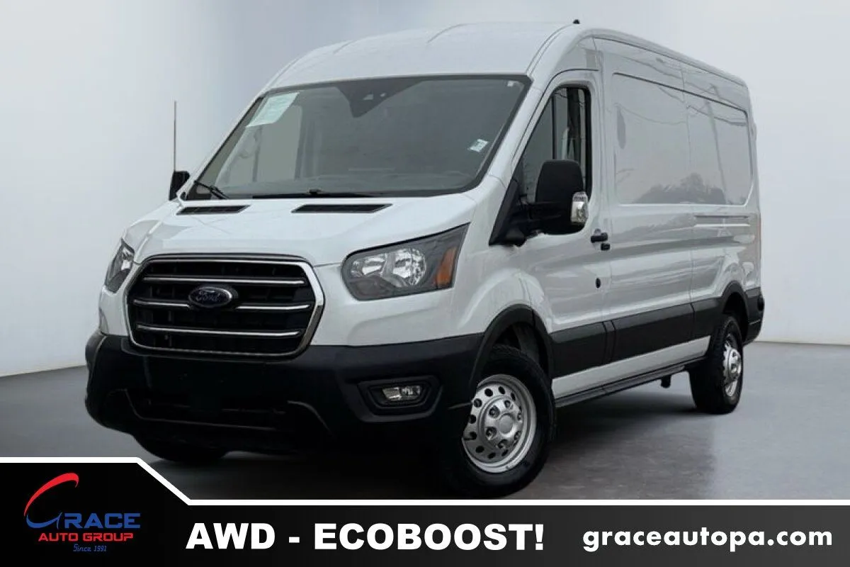 White 2025 Ford Transit 350 Medium Roof AWD for sale in Morrisville, PA