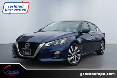Blue 2022 Nissan Altima Platinum Intelligent AWD for sale in Morrisville, PA