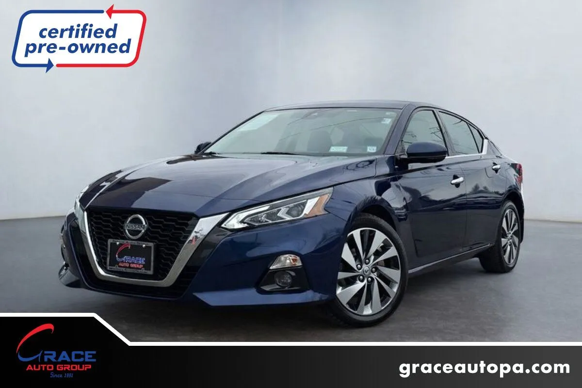 Blue 2022 Nissan Altima Platinum Intelligent AWD for sale in Morrisville, PA