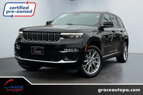 Black 2022 Jeep Grand Cherokee Summit 4x4 for sale in Morrisville, PA
