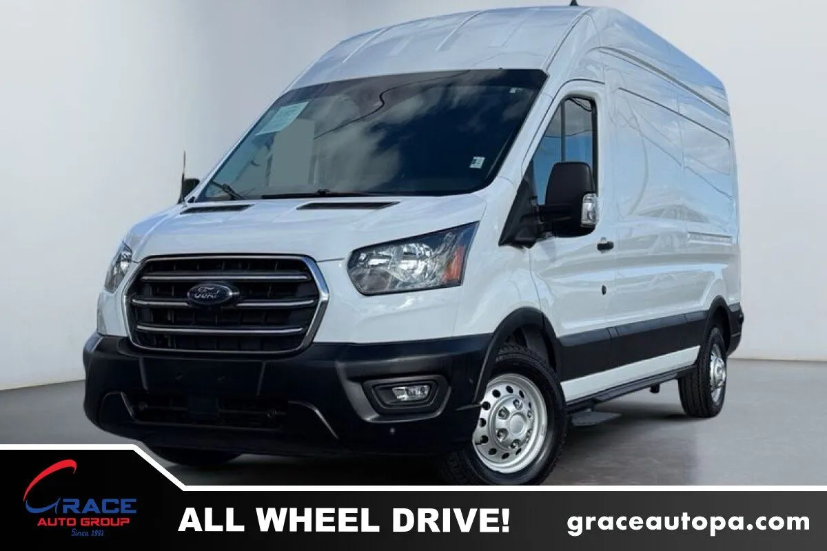 White 2023 Ford Transit 350 High Roof AWD for sale in Morrisville, PA