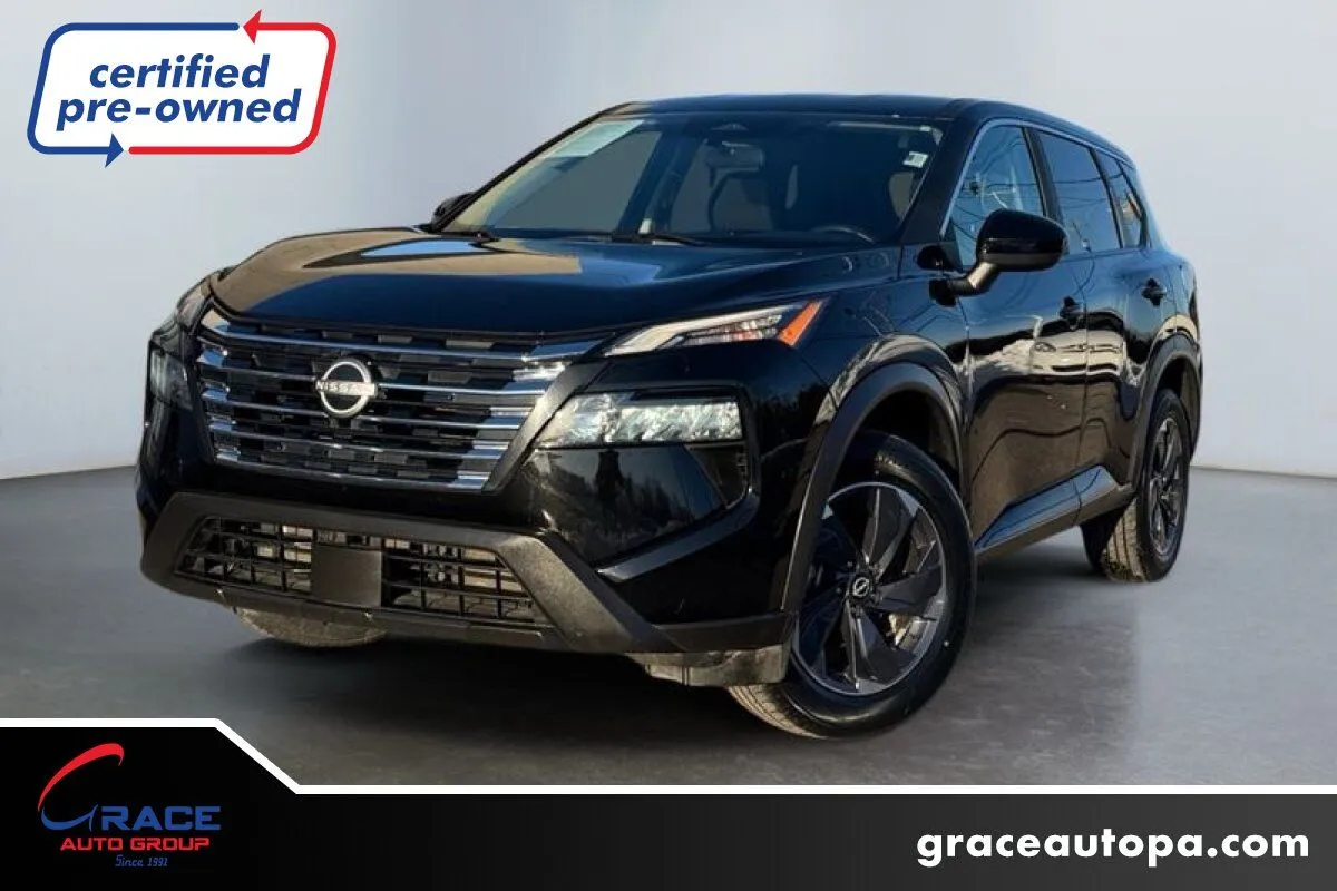 Black 2024 Nissan Rogue SV FWD for sale in Morrisville, PA