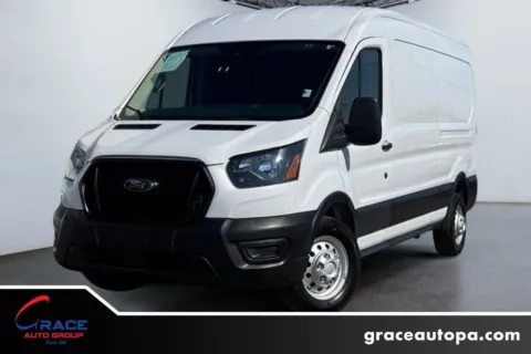 White 2023 Ford Transit 250 Medium Roof AWD for sale in Morrisville, PA