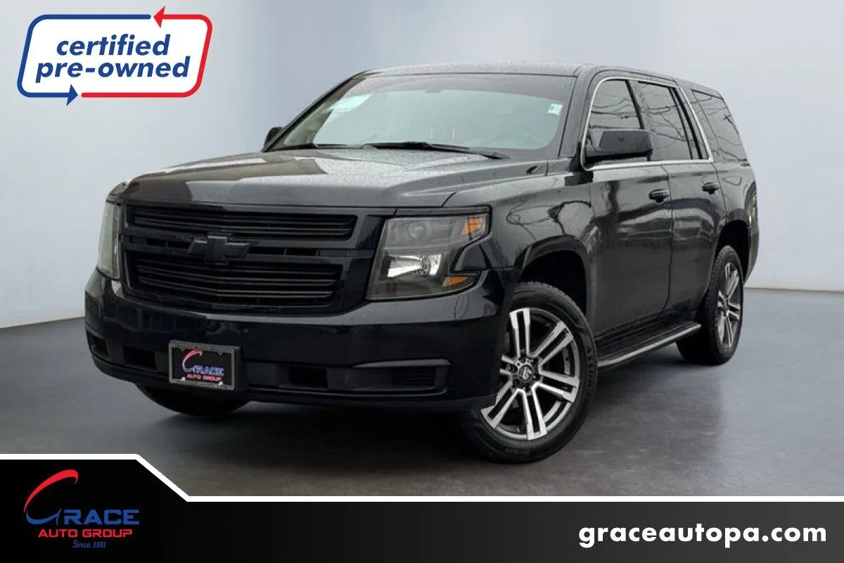 Black 2020 Chevrolet Tahoe 4WD Commercial Fleet for sale in Morrisville, PA