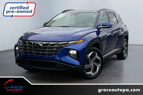 Blue 2022 Hyundai Tucson Limited for sale in Morrisville, PA