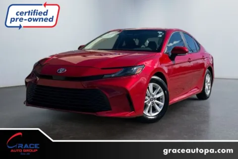 Red 2025 Toyota Camry LE for sale in Morrisville, PA