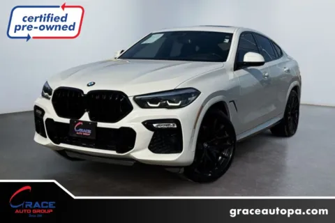 White 2021 BMW X6 xDrive40i for sale in Morrisville, PA