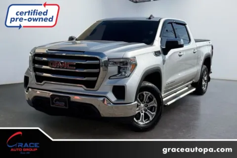 Silver 2020 GMC Sierra 1500 4WD Crew Cab SLE for sale in Morrisville, PA