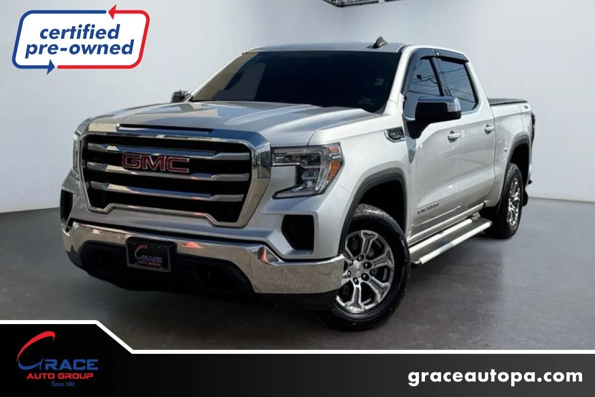 Silver 2020 GMC Sierra 1500 4WD Crew Cab SLE for sale in Morrisville, PA