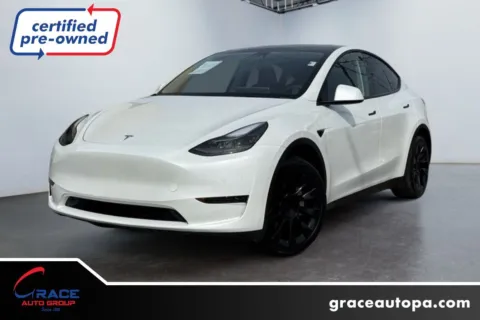Blue 2024 Tesla Model Y for sale in Morrisville, PA