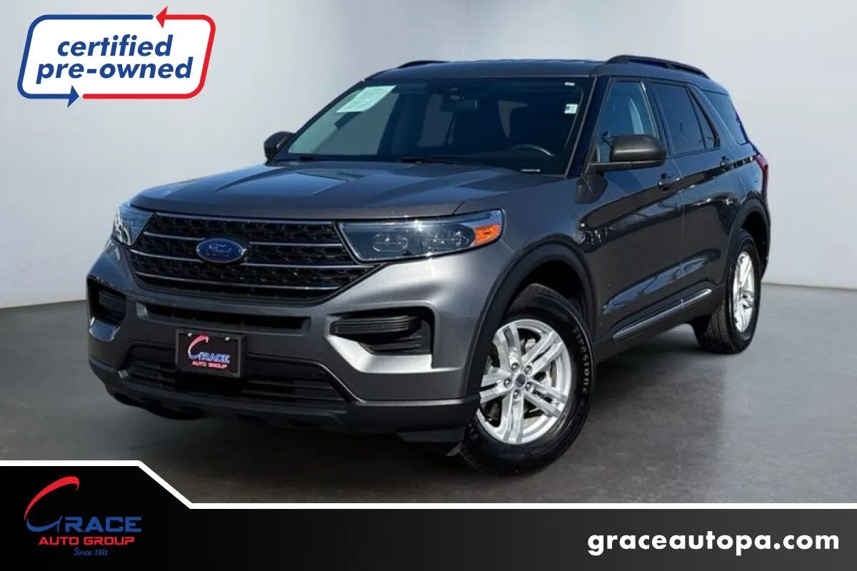 Gray 2022 Ford Explorer XLT for sale in Morrisville, PA