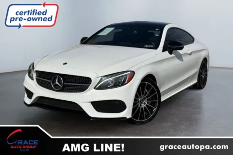 White 2018 Mercedes-Benz C 300 for sale in Morrisville, PA