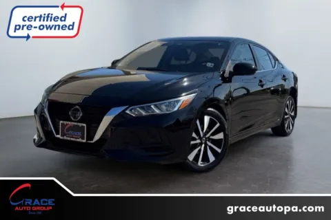 Silver 2021 Nissan Sentra SV Xtronic CVT for sale in Morrisville, PA