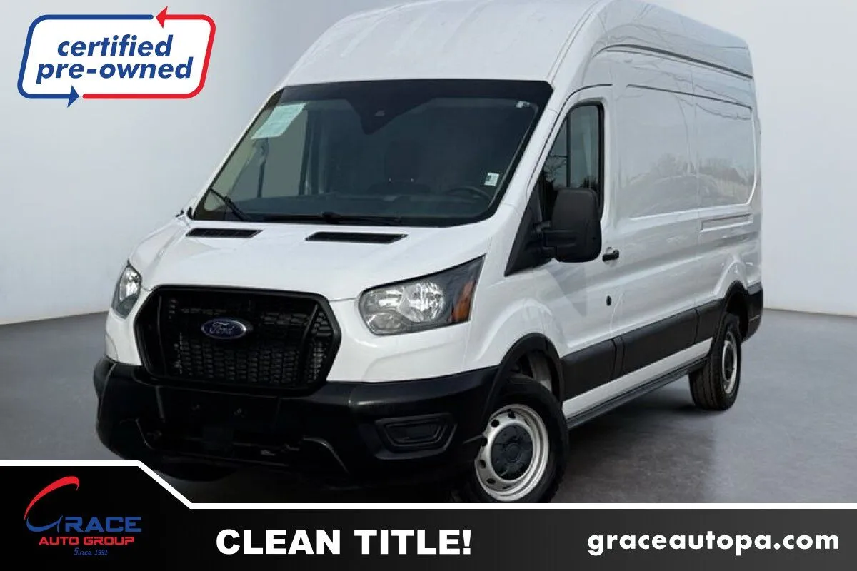 White 2023 Ford Transit 350 High Roof for sale in Morrisville, PA
