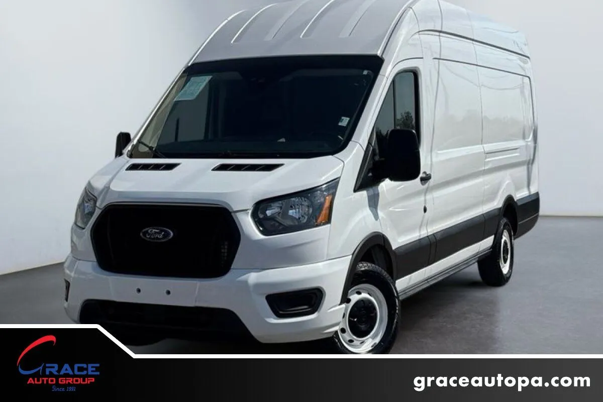 White 2023 Ford Transit 250 High Roof Extended for sale in Morrisville, PA