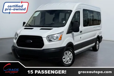White 2015 Ford Transit 350 XL 15 Passenger for sale in Morrisville, PA
