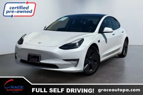 Blue 2022 Tesla Model 3 Long Range Dual Motor All-Wheel Drive for sale in Morrisville, PA
