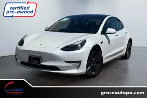 Blue 2022 Tesla Model 3 Long Range Dual Motor All-Wheel Drive for sale in Morrisville, PA