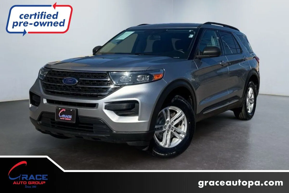 Gray 2022 Ford Explorer XLT for sale in Morrisville, PA
