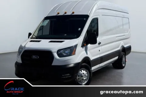 White 2023 Ford Transit 350 High Roof Extended DRW for sale in Morrisville, PA