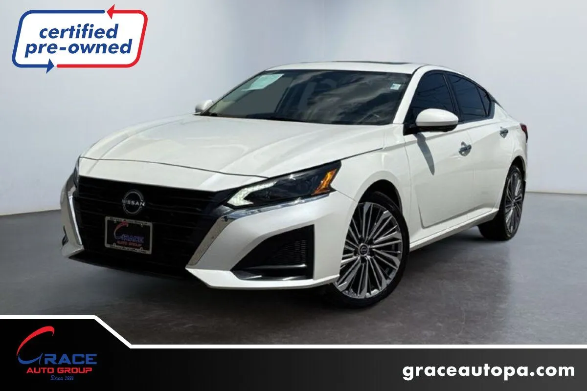 White 2023 Nissan Altima SL Intelligent AWD for sale in Morrisville, PA