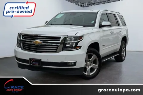 White 2020 Chevrolet Tahoe 4WD Premier for sale in Morrisville, PA