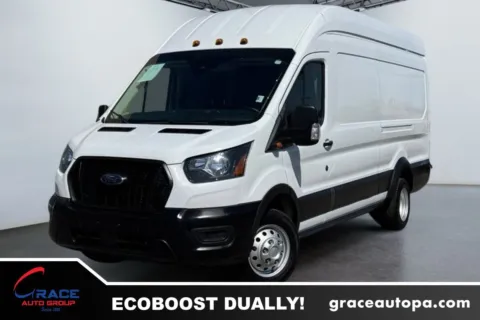 White 2023 Ford Transit 350 HD High Roof Extended DRW for sale in Morrisville, PA