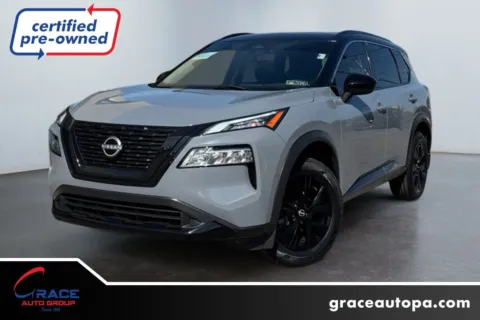 Silver 2023 Nissan Rogue SV Intelligent AWD for sale in Morrisville, PA