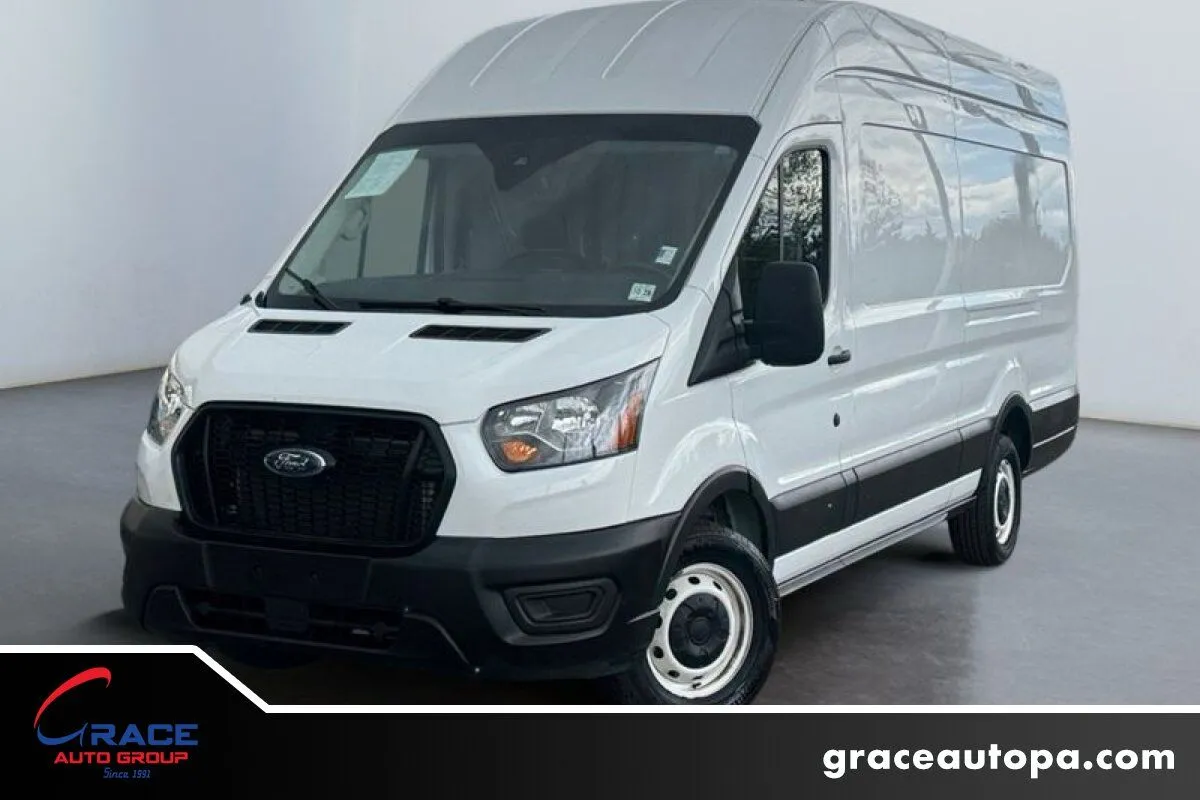 White 2023 Ford Transit 250 High Roof Extended for sale in Morrisville, PA