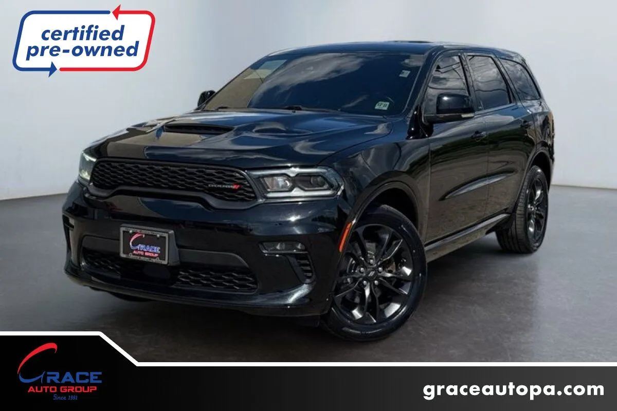 Black 2022 Dodge Durango GT Plus AWD for sale in Morrisville, PA