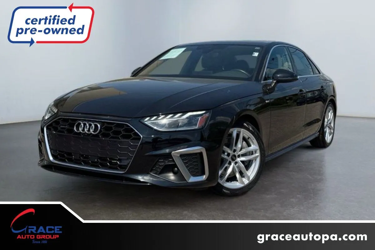 Black 2024 Audi A4 Premium Plus 45 TFSI S line quattro S tronic for sale in Morrisville, PA