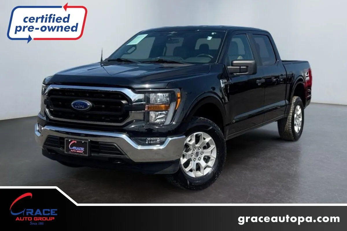 Black 2023 Ford F-150 XLT for sale in Morrisville, PA