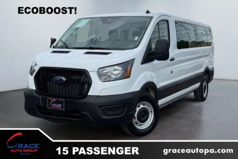 White 2025 Ford Transit 350 XL Low Roof 15 Passenger for sale in Morrisville, PA
