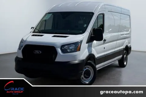 White 2023 Ford Transit 250 Medium Roof for sale in Morrisville, PA