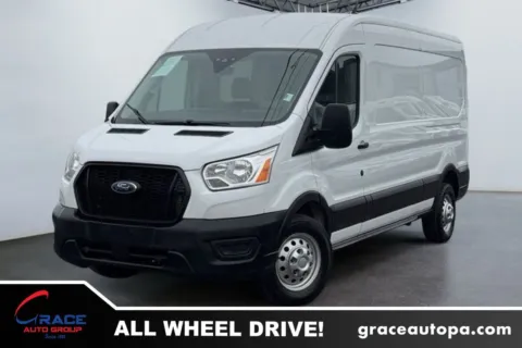 White 2021 Ford Transit 250 Medium Roof for sale in Morrisville, PA