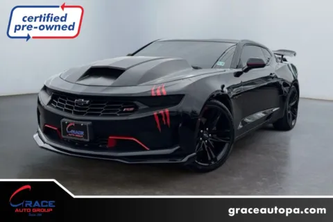 Black 2021 Chevrolet Camaro RWD Coupe 1LT for sale in Morrisville, PA