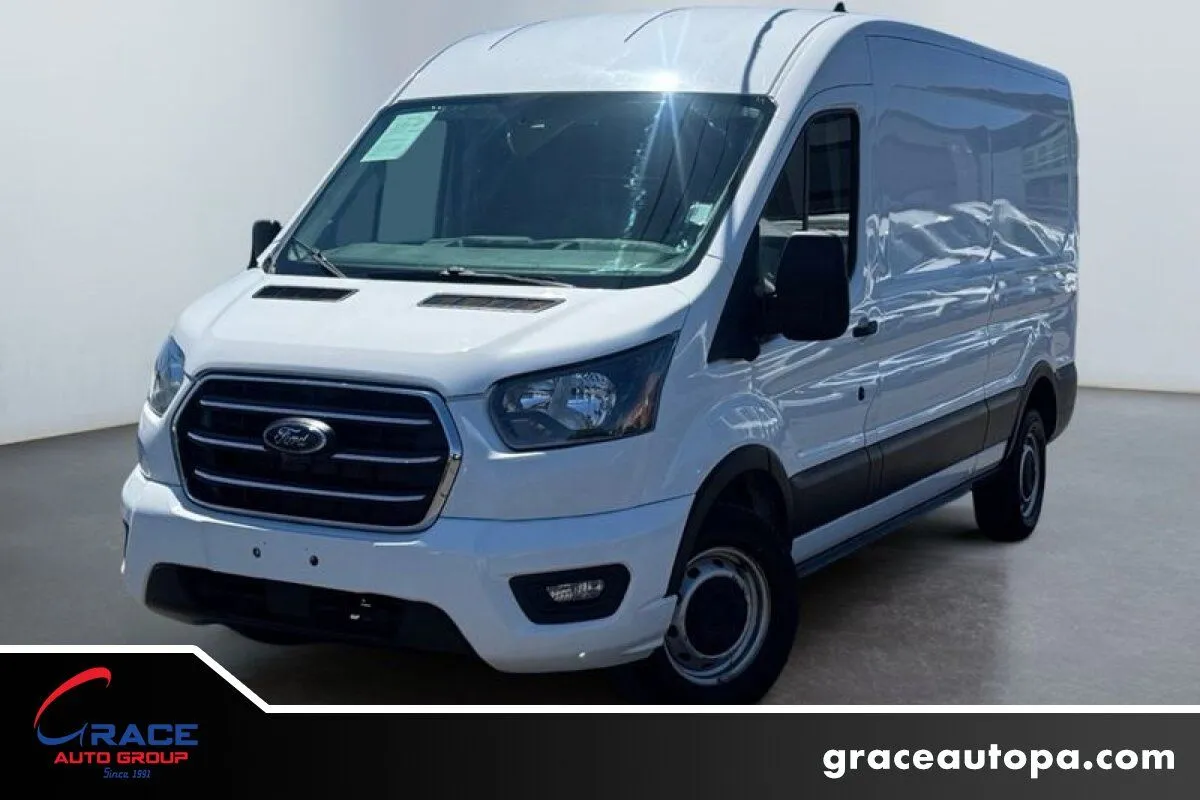White 2024 Ford Transit 150 Medium Roof for sale in Morrisville, PA