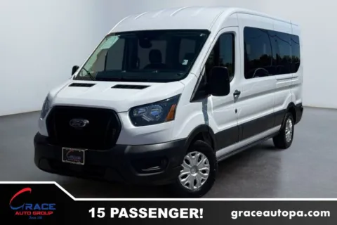 White 2024 Ford Transit 350 XL 15 Passenger for sale in Morrisville, PA