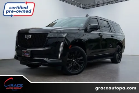 Black 2023 Cadillac Escalade ESV 4WD Sport for sale in Morrisville, PA
