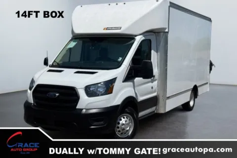 White 2022 Ford Transit 350 HD Cutaway Box Truck for sale in Morrisville, PA