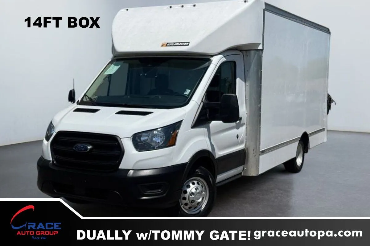 White 2022 Ford Transit 350 HD Cutaway Box Truck for sale in Morrisville, PA