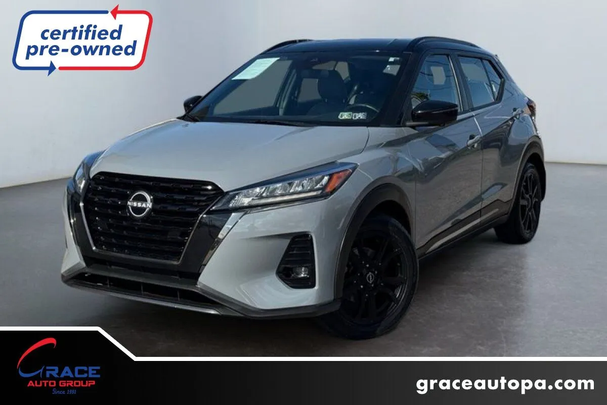 Gray 2022 Nissan Kicks SR Xtronic CVT for sale in Morrisville, PA