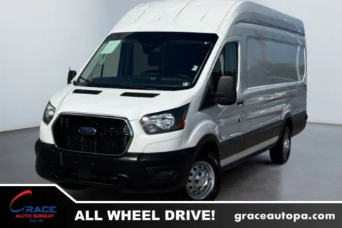 White 2024 Ford Transit 350 High Roof Extended AWD for sale in Morrisville, PA