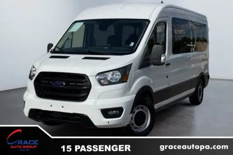 White 2025 Ford Transit 350 XLT Medium Roof 15 Passenger for sale in Morrisville, PA
